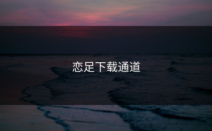恋足下载通道